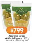 Vanoli - Aceitunas verdes