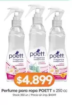 Poett - Perfume para ropa x 250 cc