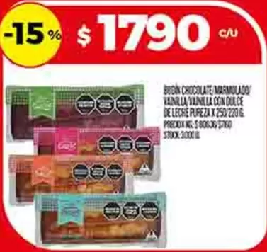 Pureza - BUDIN CHOCOLATE MARMULADO VAINILLA VAINILLA CON DULCE DE LECHE