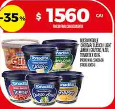 Tonadita - QUESO UNTABLE