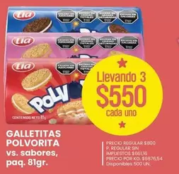Lia - GALLETITAS POLVORITA