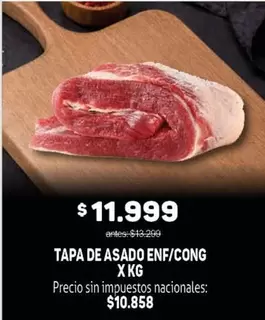 TAPA DE ASADO ENF/CONG X KG