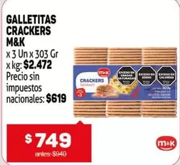 M&K - CRACKERS