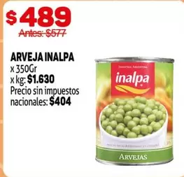 Inalpa - ARVEJA INALPA