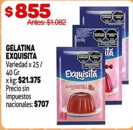 Exquisita - GELATINA