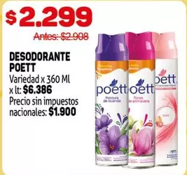 Poett - DESODORANTE