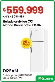 Drean - Heladera ciclica 2771