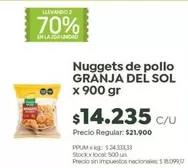 Granja del Sol - Nuggets de pollo