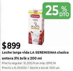 vida - Leche larga clasica