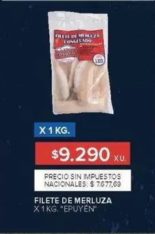 X$ - FILETE DE MERLUZA