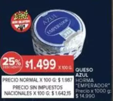 emperador - QUESO AZUL