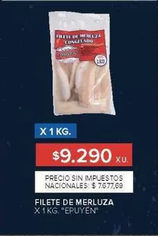 Epuyen - FILETE DE MERLUZA