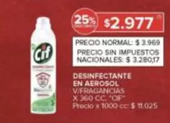Cif - DESINFECTANTE EN AEROSOL