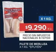 X$ - FILETE DE MERLUZA