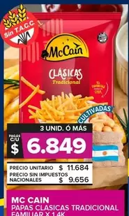 Mc Cain - PAPAS CLASICAS TRADICIONAL FAMILIAR