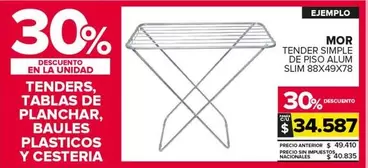 Mor - TENDERS, TABLAS DE PLANCHAR, BAULES PLASTICOS Y CESTERIA