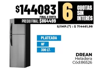Drean - Heladera