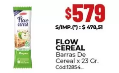 Flow - Barras De Cereal x 23 Gr.