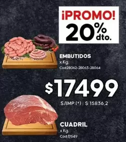 X$ - EMBUTIDOS, CUADRIL