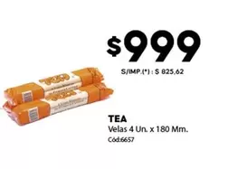 MM - Velas 4 Un. x 180 Mm.