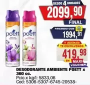 Poett - AMBIENTE POETT x 360 cc.