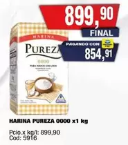 Pureza - PUREZA 0000 x1 kg