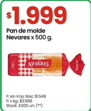 Nevares - Pan de molde