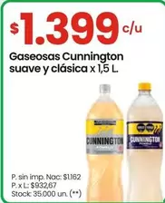 Cunnington - Gaseosas