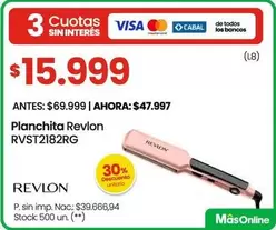 Revlon - Planchita RVST2182RG