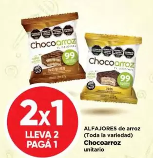 Chocoarroz - ALFAJORES de arroz