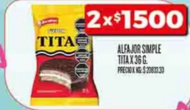 Tita - ALFAJOR SIMPLE