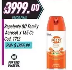 Off - Family Aerosol x 165 Cc
