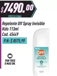 Off - Spray Invisible Kids