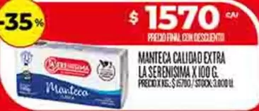 X$ - MANTECA CALIDAD EXTRA