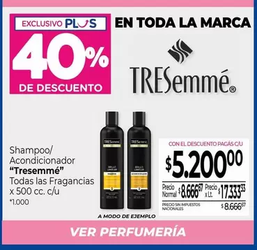 Tresemmé - Shampoo/ Acondicionador