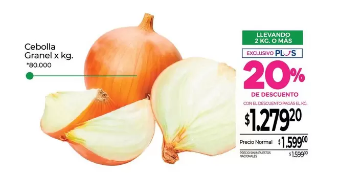 X$ - Cebolla Granel