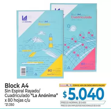Block -  A4