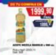 ACEITE MEZCLA GIRASOL Y SOJA