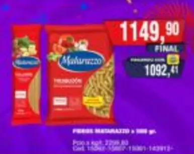 Matarazzo - FIDEOS MATARAZZO x 500 gr.
