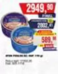 ATUM PEDACOS AO OLEO NAT. 170 gr