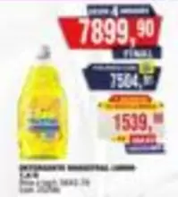 DETERGENTE MANAUAL LIMON