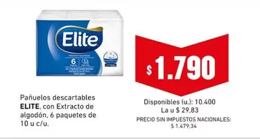 Elite - Pañuelos descartables