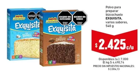 Exo - bizcochuelo EXQUISITA