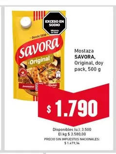 Savora - Mostaza