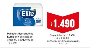 Elite - Pañuelos descartables