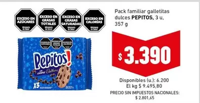 Pepitos - Galletitas Dulces