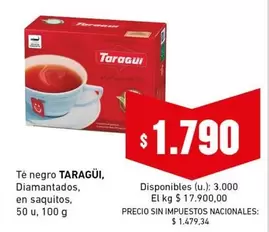 Negro - Té negro, Diamantados, en saquitos