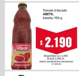 Tomate triturado