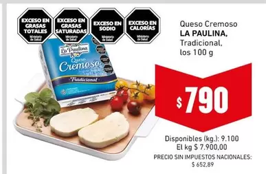 La paulina - Queso Cremoso