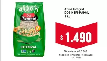 Dos Hermanos - Arroz Integral